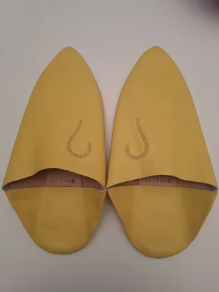 Babouches Marocchine Gialle Fatte a Mano