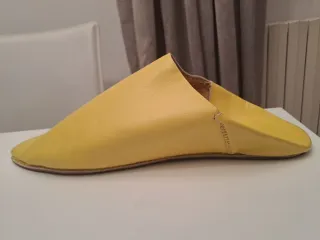 Babouches Marocchine Gialle Fatte a Mano