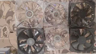 Kit 6 Ventoinhas para computador