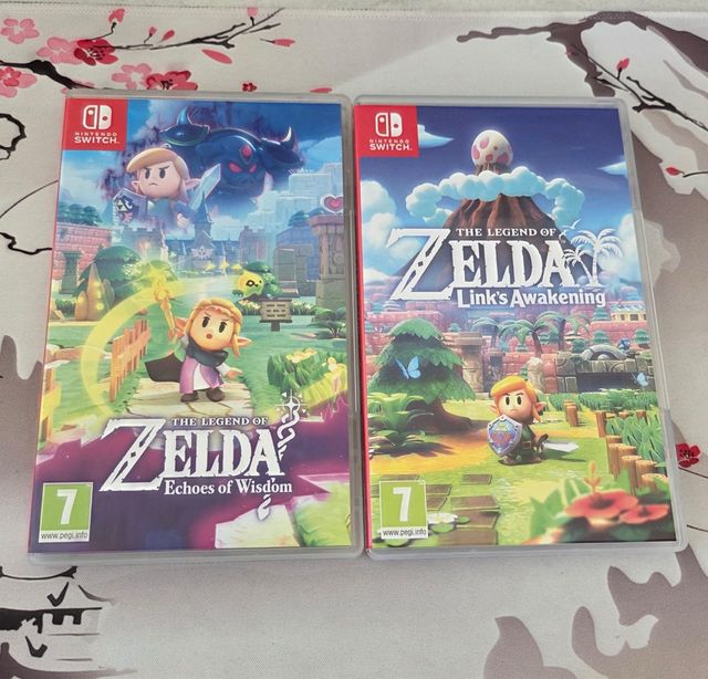 Zelda Echoes of Wisdom y Link's Awakening switch