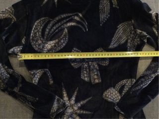 Abito lungo velluto nero