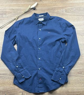 Camicia Tommy Hilfiger Uomo Blu Taglia S elegante