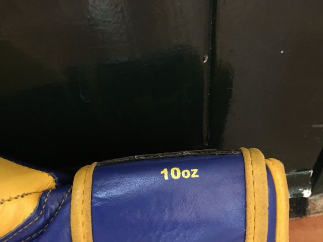 Guanti da Boxe Tagoya Blu e Giallo - 10 oz.