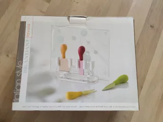 Brandani tagliere vetro 4 coltelli