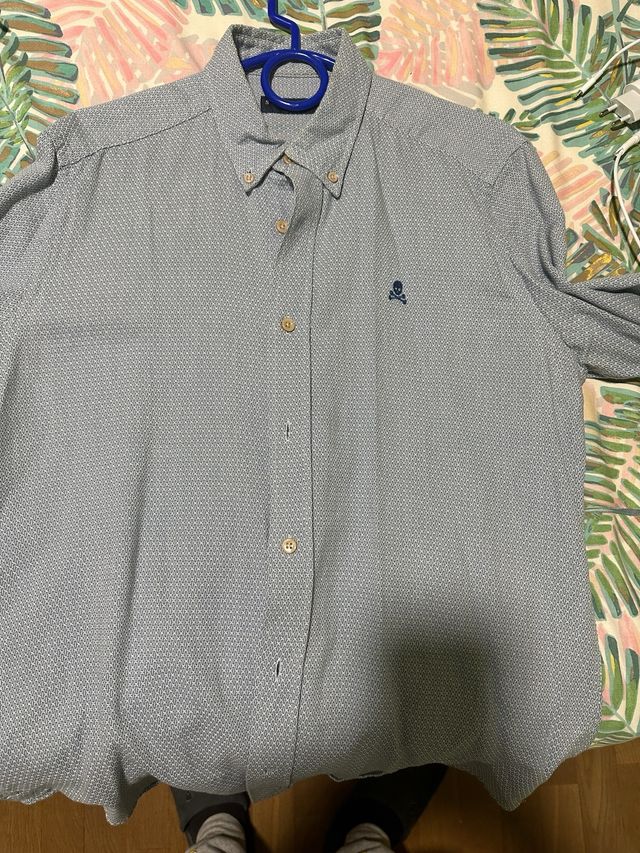 Camisa Scalpers Azul Talla M,M