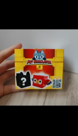 Brinquedo "Pet Simulator" McDonald’s – Novo 🆕