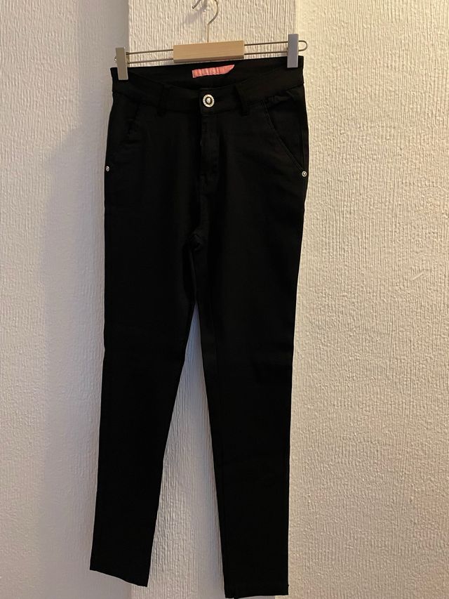 Pantalón elástico negro Talla S/36