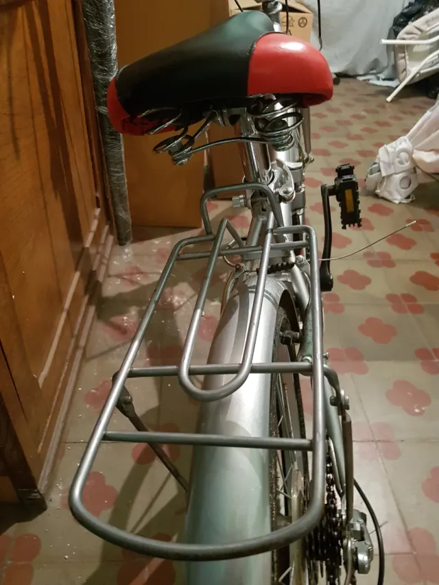 Bicicleta Plegable Plata