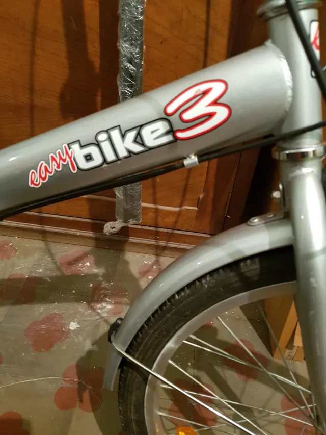 Bicicleta Plegable Plata