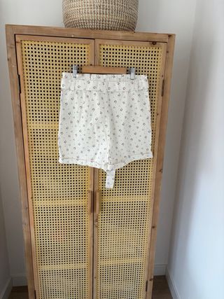 Shorts vaqueros estampados mujer