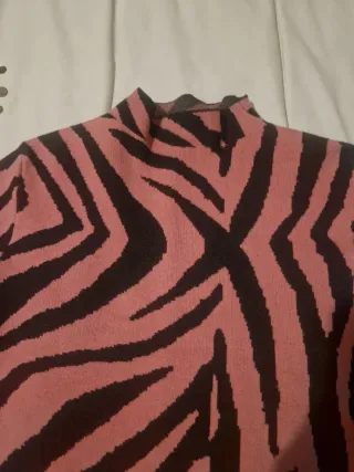 Jersey mujer estampado cebra