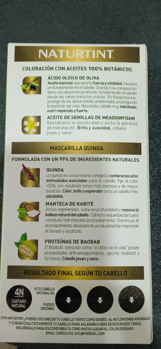 Tinte Naturtint Castaño Natural 4N