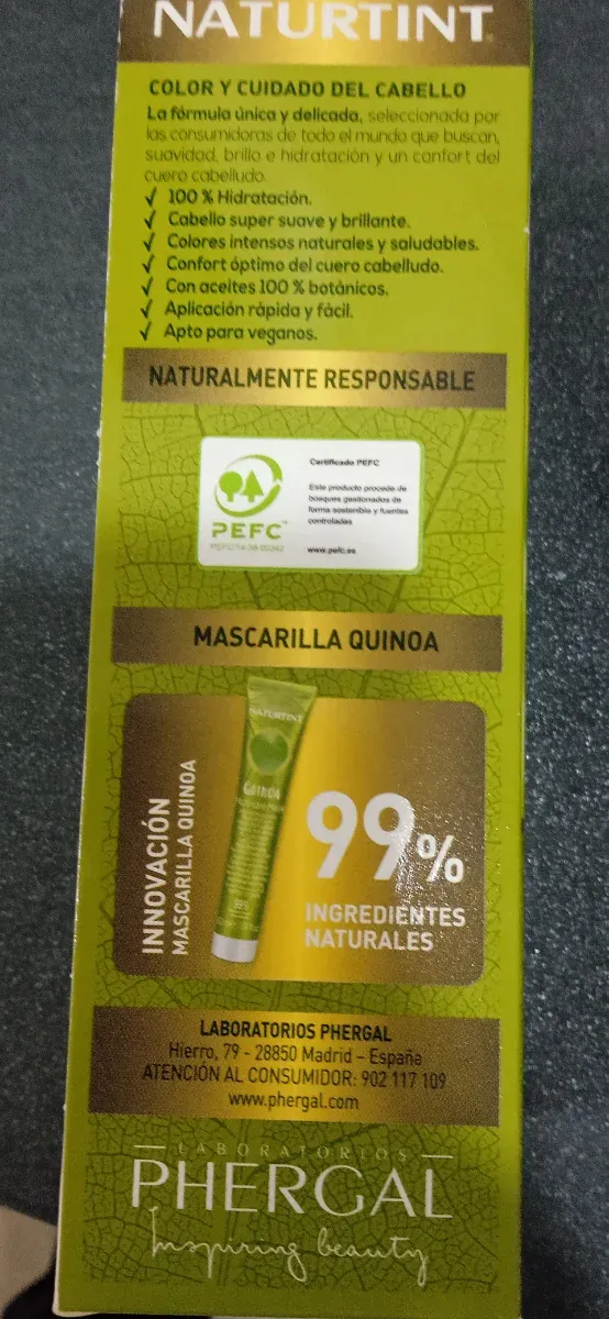 Tinte Naturtint Castaño Natural 4N