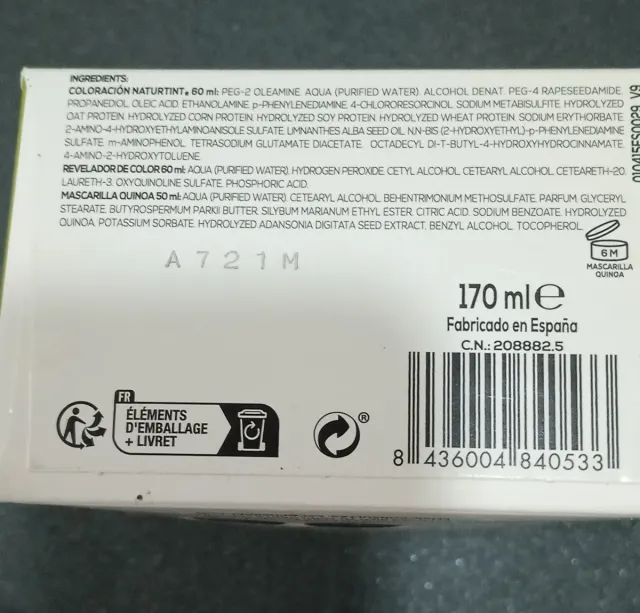 Tinte Naturtint Castaño Natural 4N