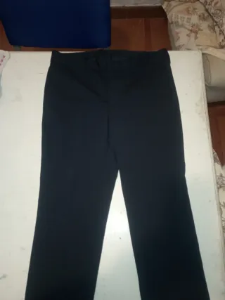 Pantalón Mango Negro Talla 40 Nuevo