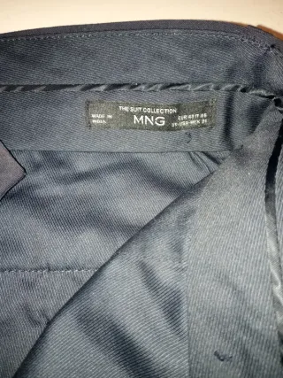 Pantalón Mango Negro Talla 40 Nuevo