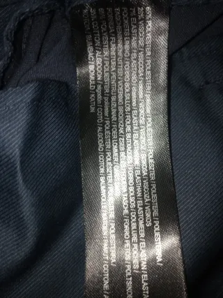 Pantalón Mango Negro Talla 40 Nuevo