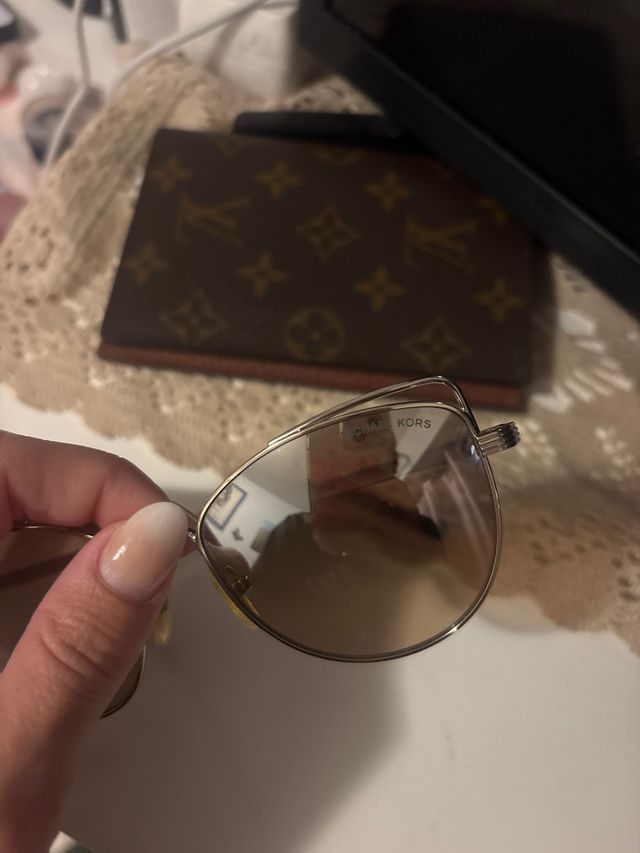 Gafas de sol Michael Kors Marrón y Dorado