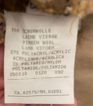 Traje de chaqueta y falda tweed