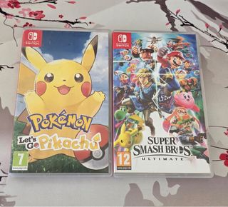Pokémon Let's Go Pikachu & Smash Bros Ultimate