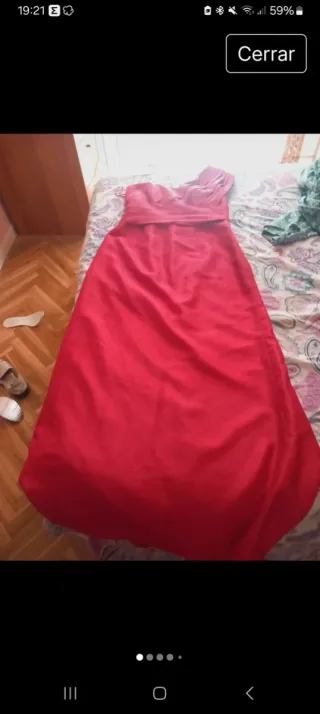 Vestido rojo de fiesta