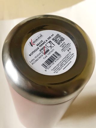 Bottiglia Termica Inox Kasaviva rosa 500 ml NUOVA