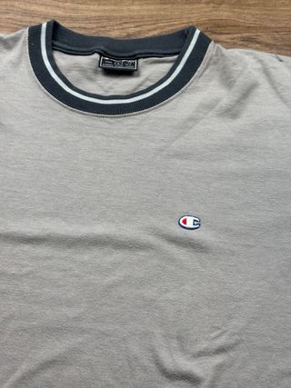 Maglia Champion grigia manica lunga vintage uomo