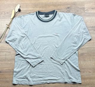 Maglia Champion grigia manica lunga vintage uomo