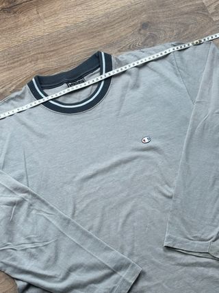 Maglia Champion grigia manica lunga vintage uomo