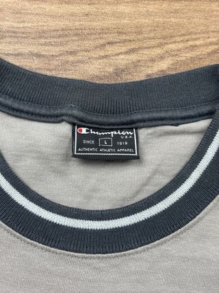 Maglia Champion grigia manica lunga vintage uomo