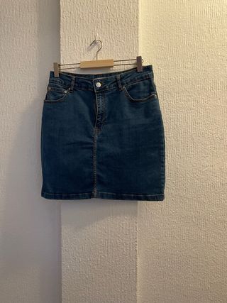 Falda vaquera corta Talla M