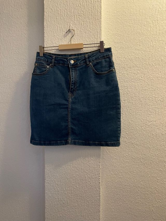 Falda vaquera corta Talla M