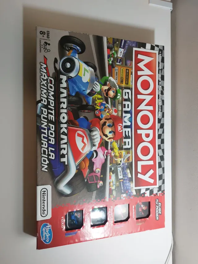 Monopoly Gamer Mario Kart Nintendo. POCO USO