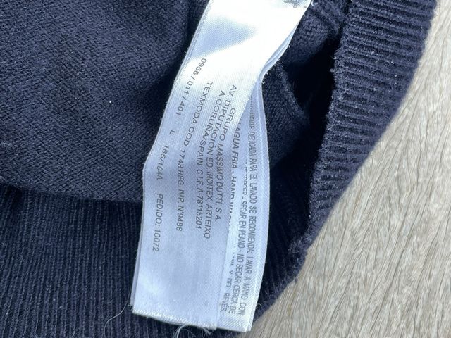 Jersey Massimo Dutti 100% Lana - Seda - Cashmere