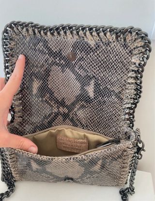 Bolso pequeño estampado serpiente