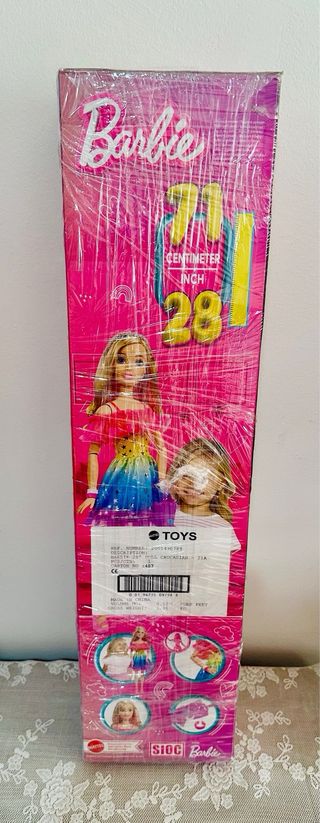 Nuovo Barbie Rainbow Supersize 71 cm - Mattel