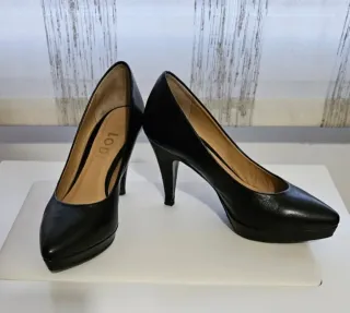 Zapatos tacón negros de piel LODI - Sin estrenar