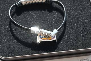 Bracciale Fossil cuoio e metallo