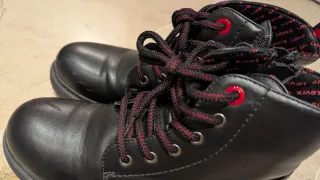 Botas militares Levi's negras