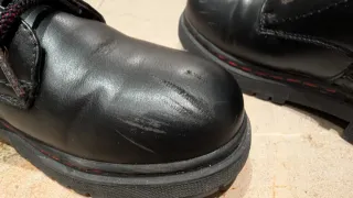 Botas militares Levi's negras