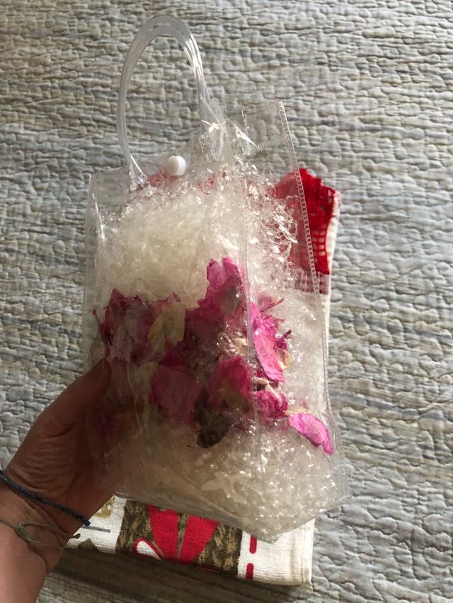 Asciugamano uncinetto stile country