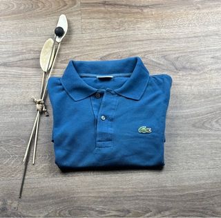 Polo Lacoste blu da uomo ottimo stato