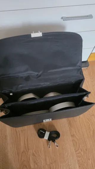 Maletín portadocumentos negro