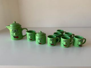 Set Tè/Caffè Vintage Verde Faccine