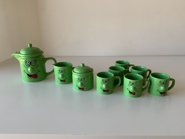 Set Tè/Caffè Vintage Verde Faccine