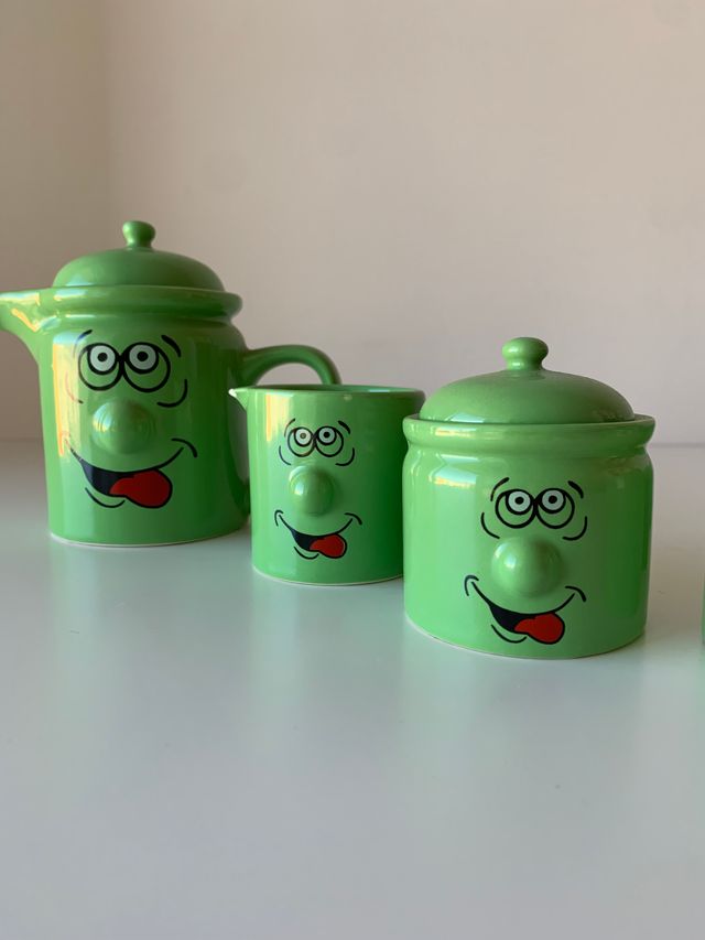 Set Tè/Caffè Vintage Verde Faccine