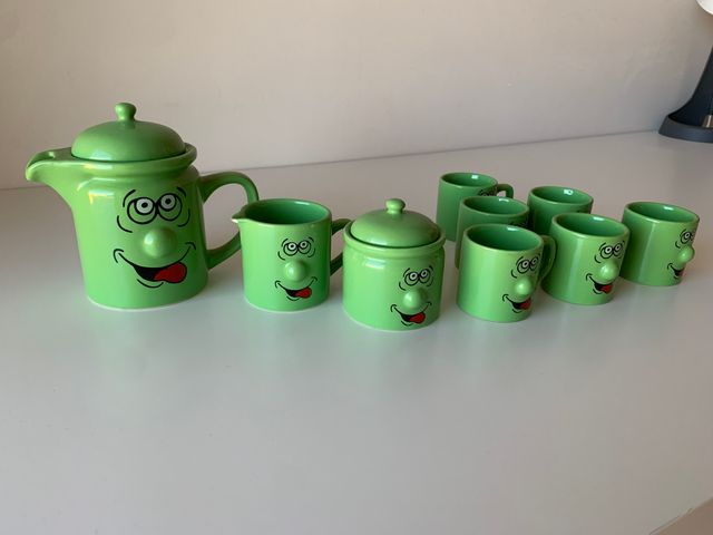 Set Tè/Caffè Vintage Verde Faccine