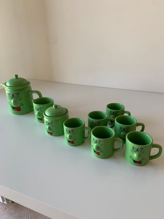 Set Tè/Caffè Vintage Verde Faccine