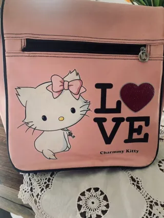 Borsa Hello Kitty Tracolla Rosa