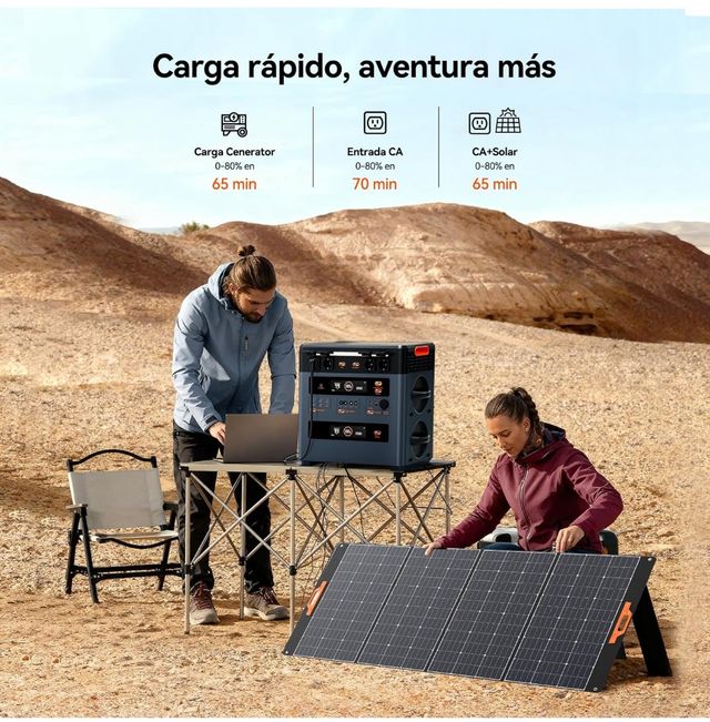 ESTACIÓN DE ENERGÍA NUEVA A ESTRENAR 2400W ( 4800)